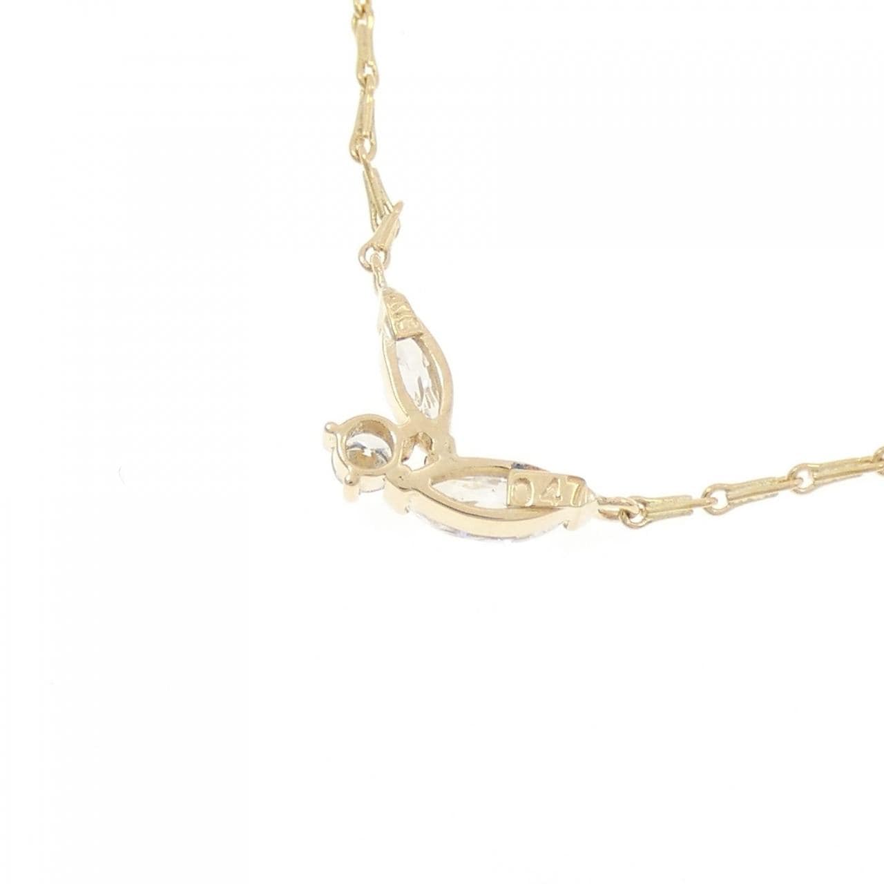 K18YG ダイヤモンド ネックレス 0.47CT