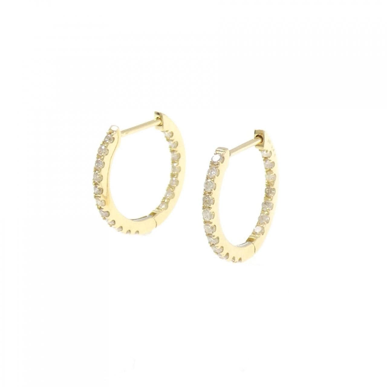 K18YG ダイヤモンド ピアス 0.30CT