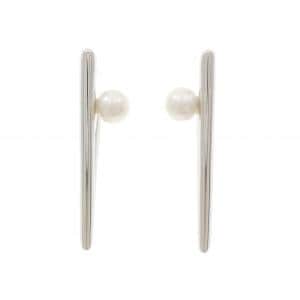 ミキモト V コード ピアス 6.1mm