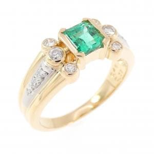 タサキ エメラルド リング 0.46CT