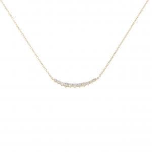 K18YG ダイヤモンド ネックレス 0.22CT