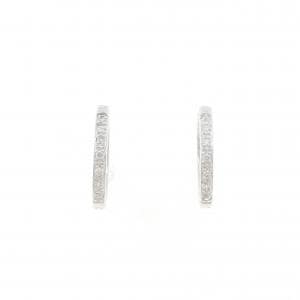 K18WG ダイヤモンド ピアス 0.10CT