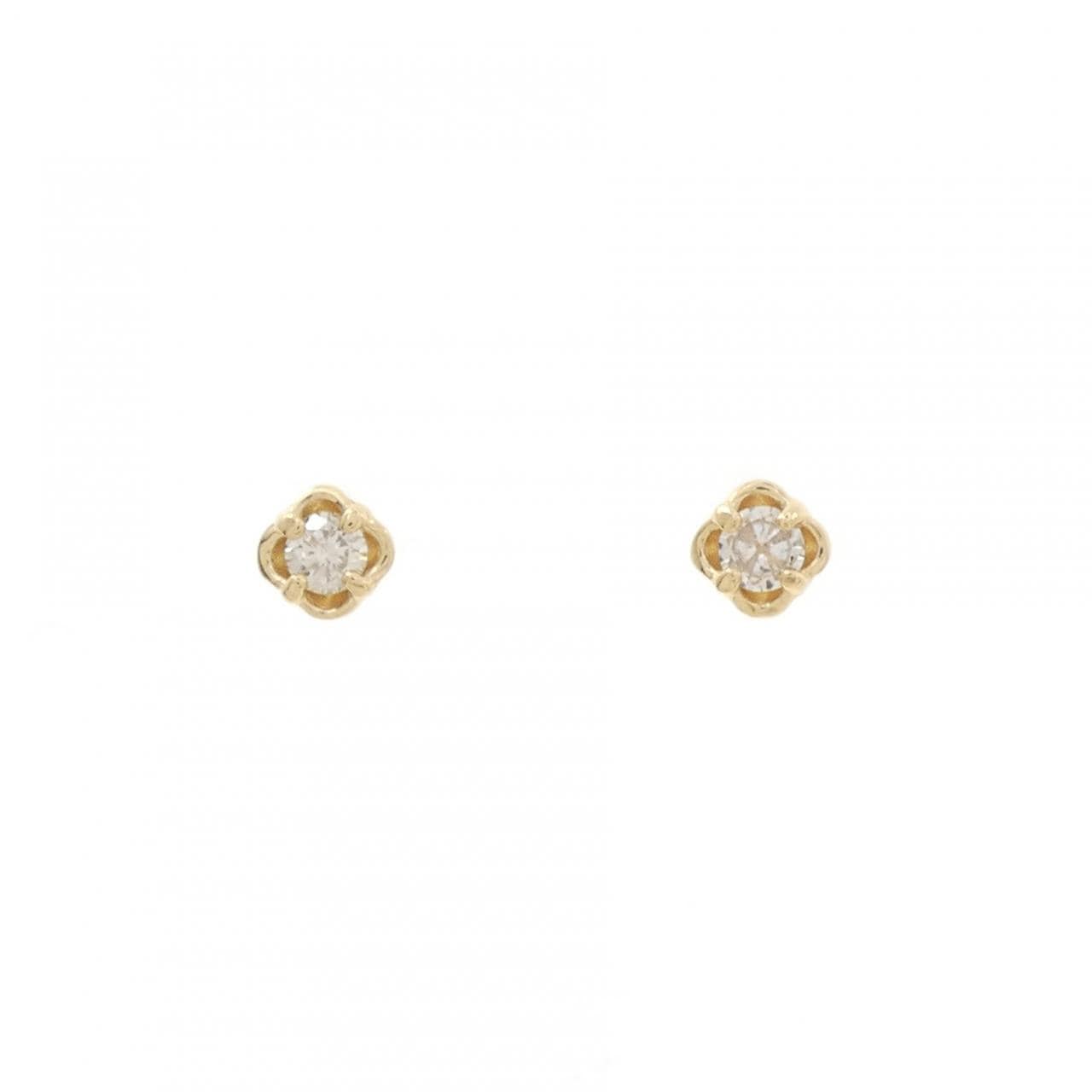 K18YG ダイヤモンド ピアス 0.20CT