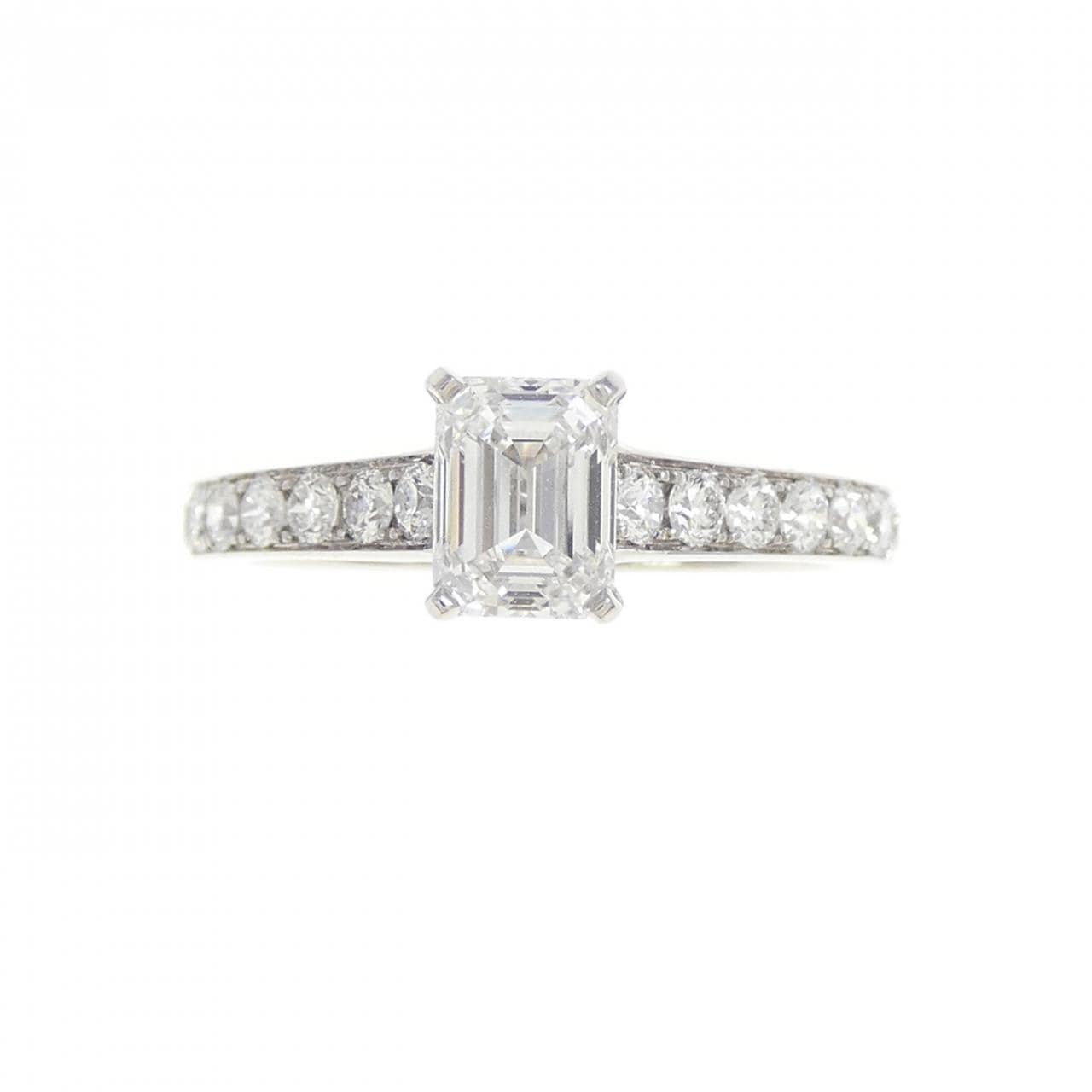 グラフ フレーム エメラルドカット リング 0.57CT (D VS1)