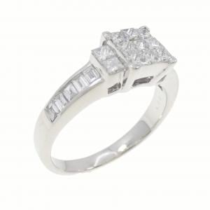 K18WG ダイヤモンド リング 1.00CT