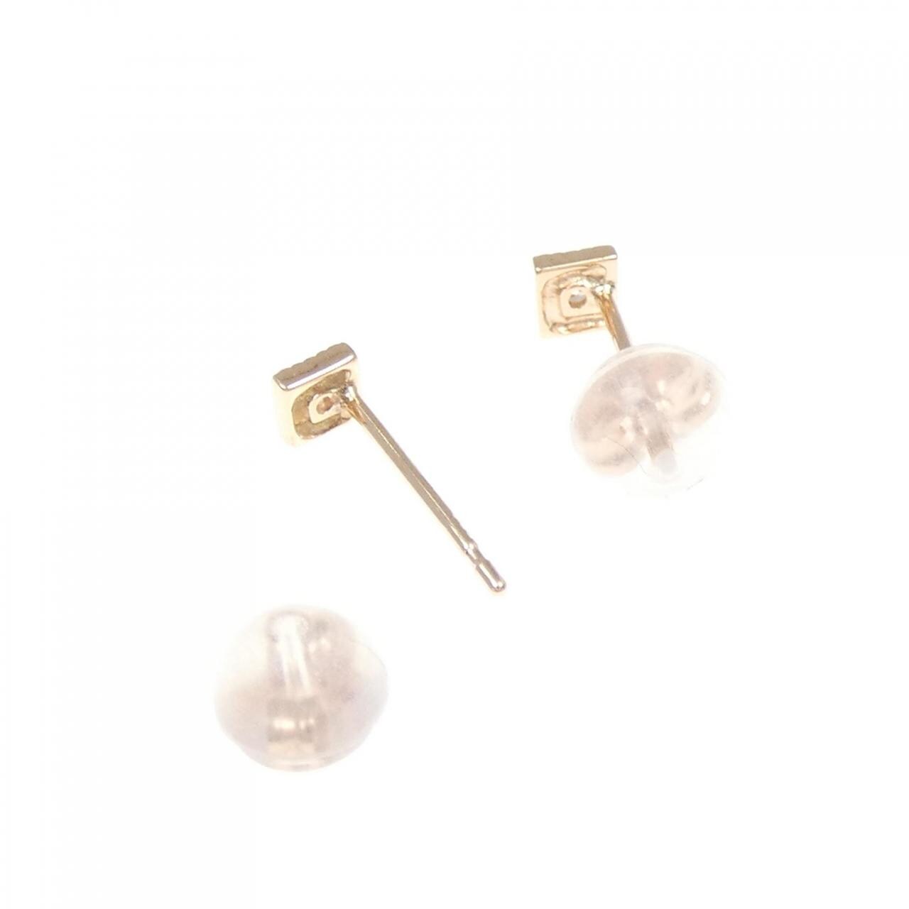 K10PG钻石耳环0.06CT