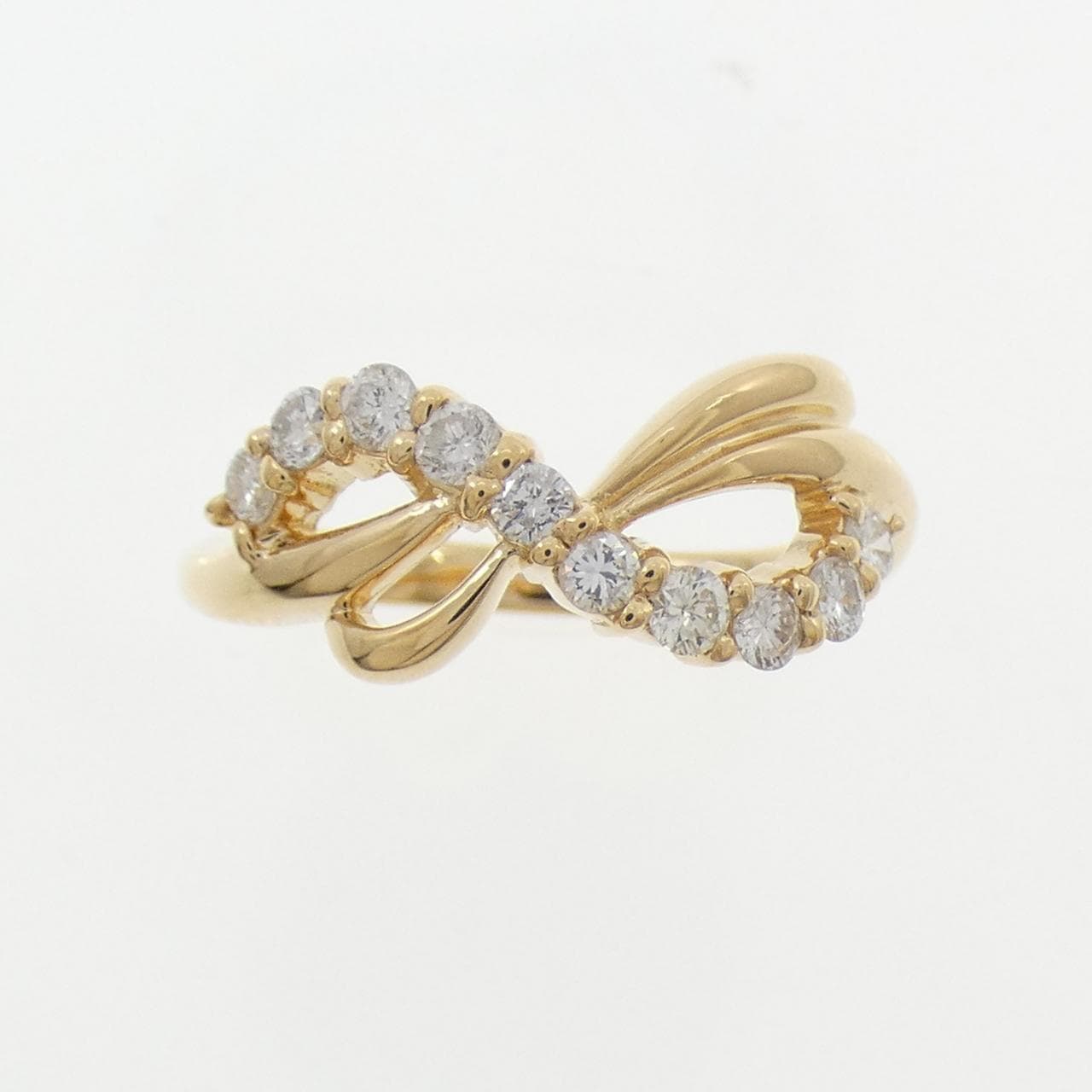 K18YG ダイヤモンド リング 0.31CT