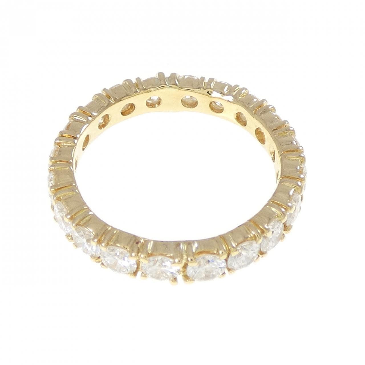 750YG フルエタニティ ダイヤモンド リング 2.08CT