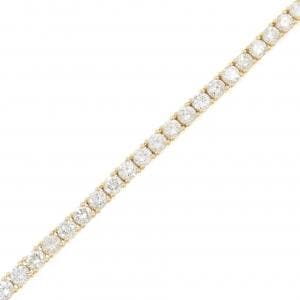 【リメイク】K18YG ダイヤモンド ブレスレット 4.27CT