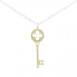 ティファニー クォーターフォイル キー ネックレス