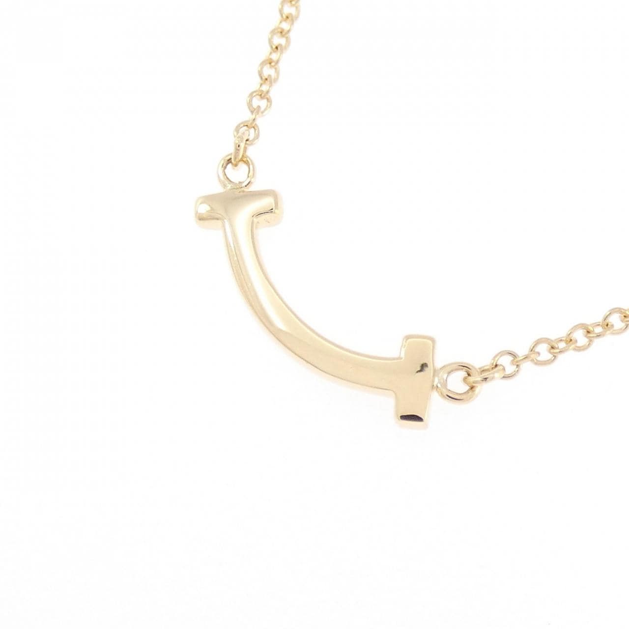 ティファニー Tスマイル ミニ ネックレス