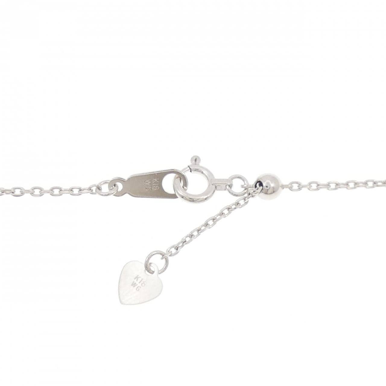 K18WG クンツァイト ネックレス 6.24CT