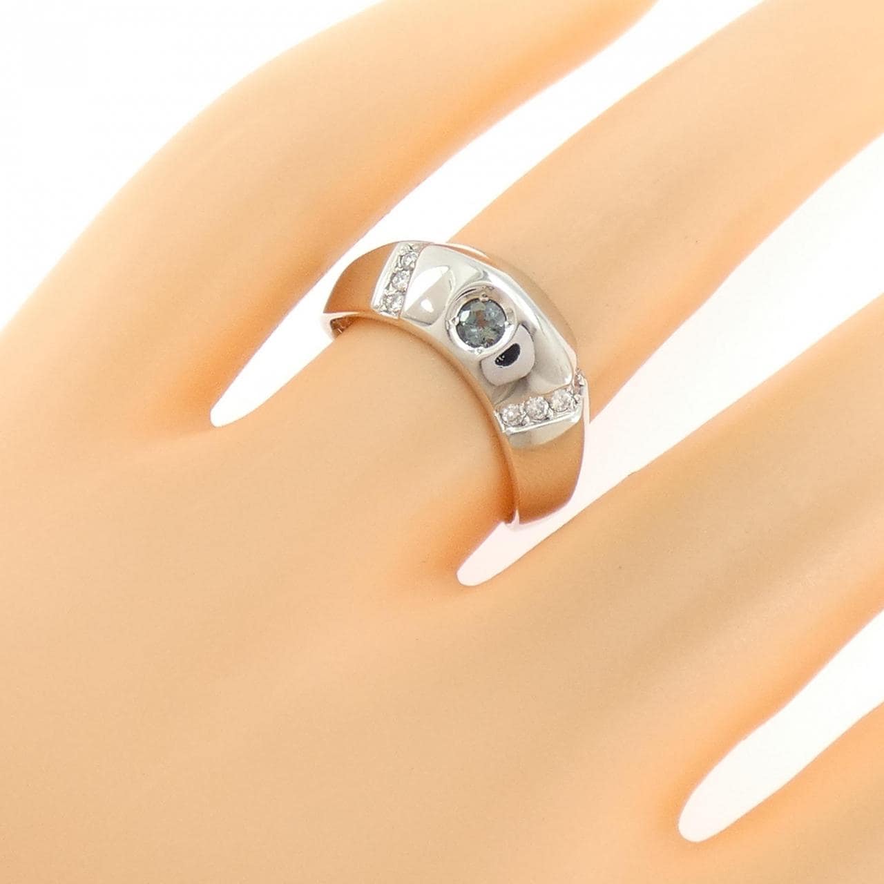 PT900 アレキサンドライト リング 0.11CT