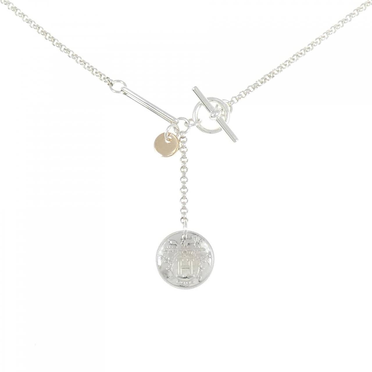 HERMES exlibris necklace