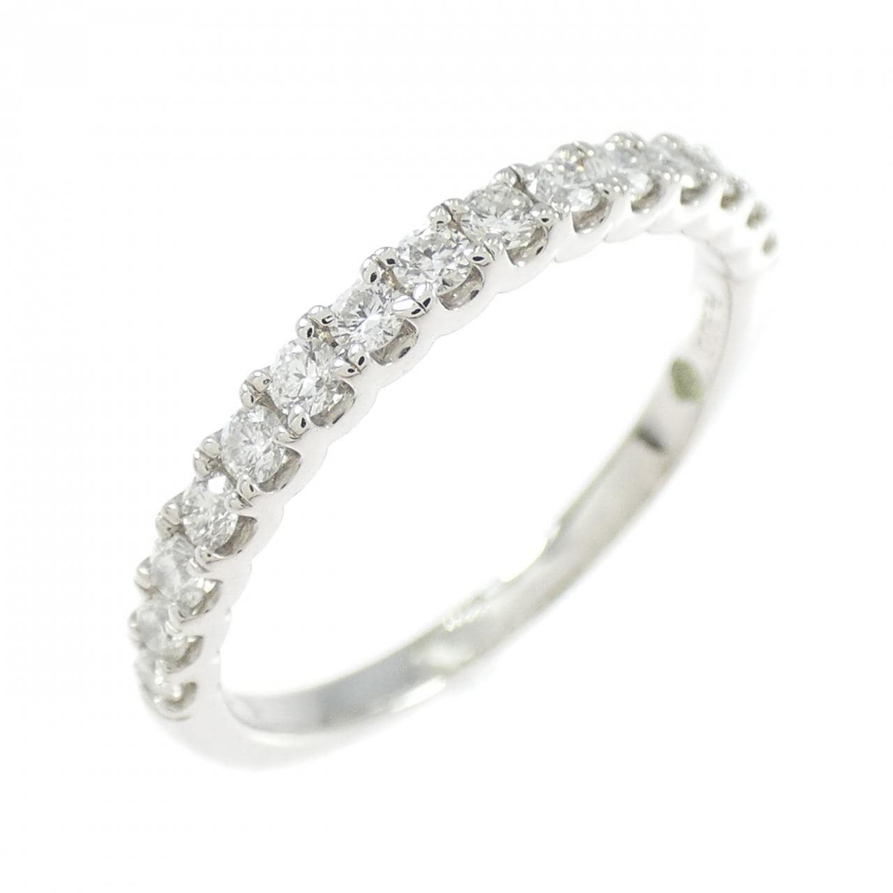 PT900 ハーフエタニティ ダイヤモンド リング 0.24CT