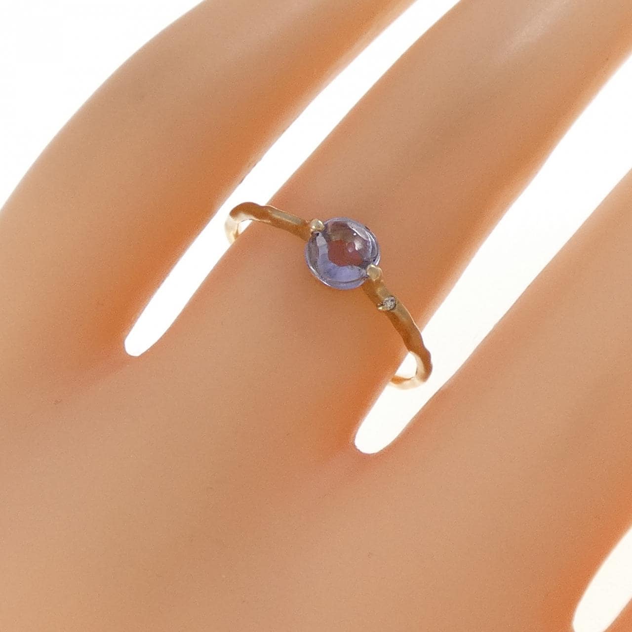 アガット アイオライト リング