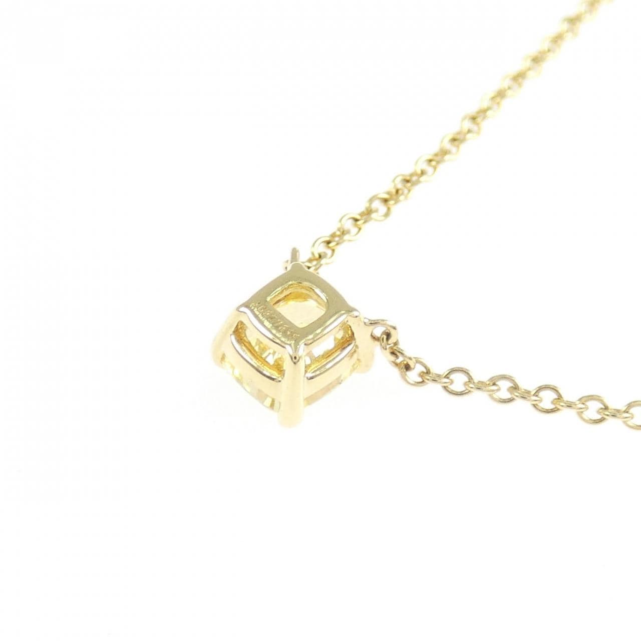 ティファニー ダイヤモンド ネックレス 0.42CT FIY VVSI