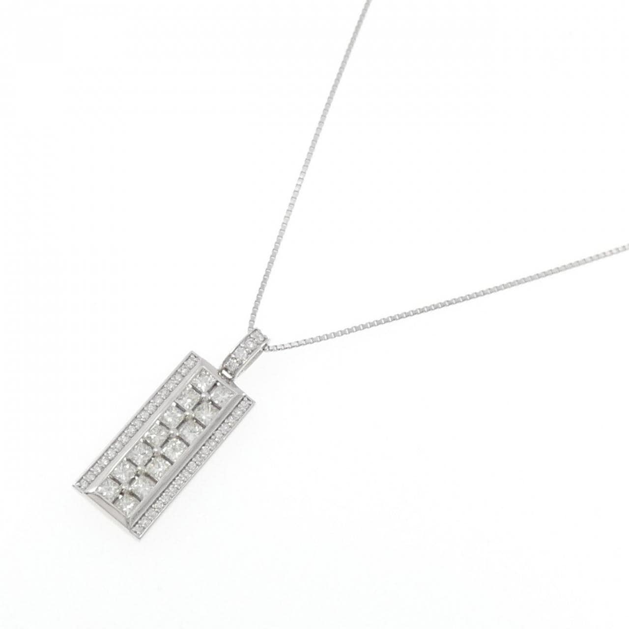 [BRAND NEW] PT Diamond Necklace 1.20CT