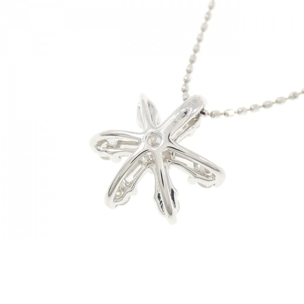 K18WG ダイヤモンド ネックレス 0.30CT