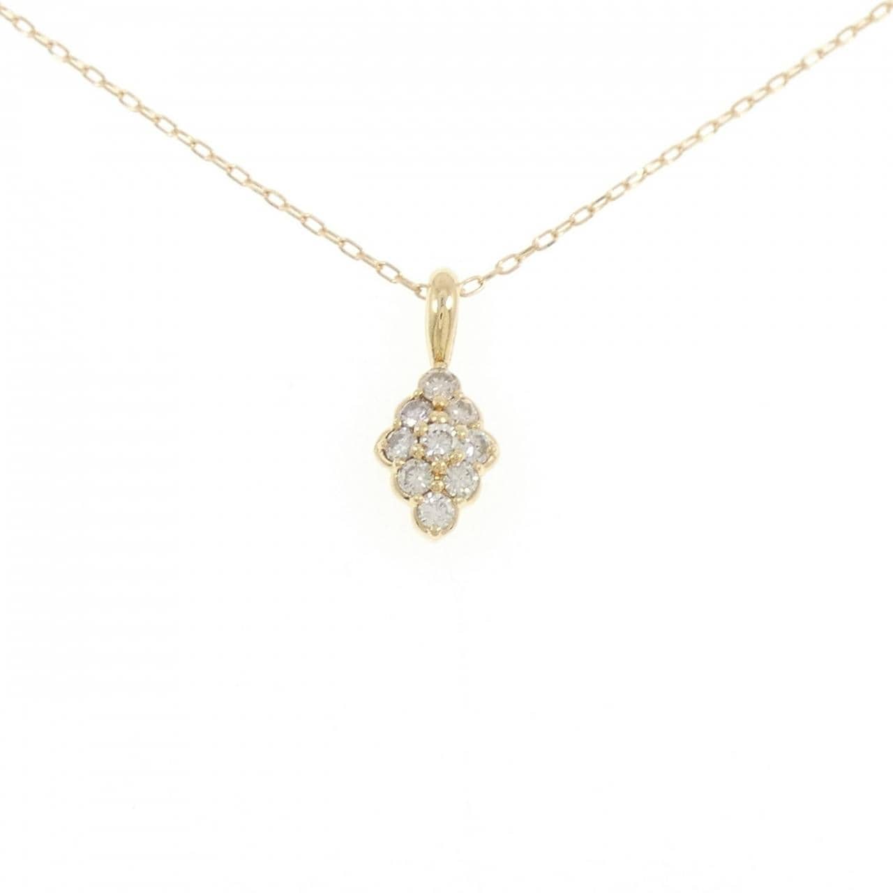 K18YG ダイヤモンド ネックレス 0.30CT