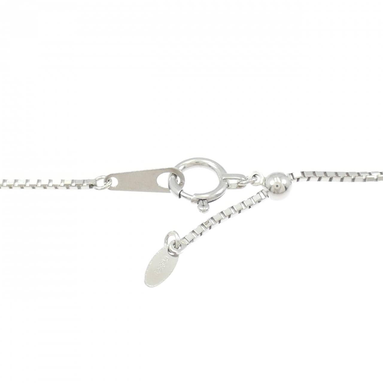 PT900/PT850 オパール ネックレス 7.21CT