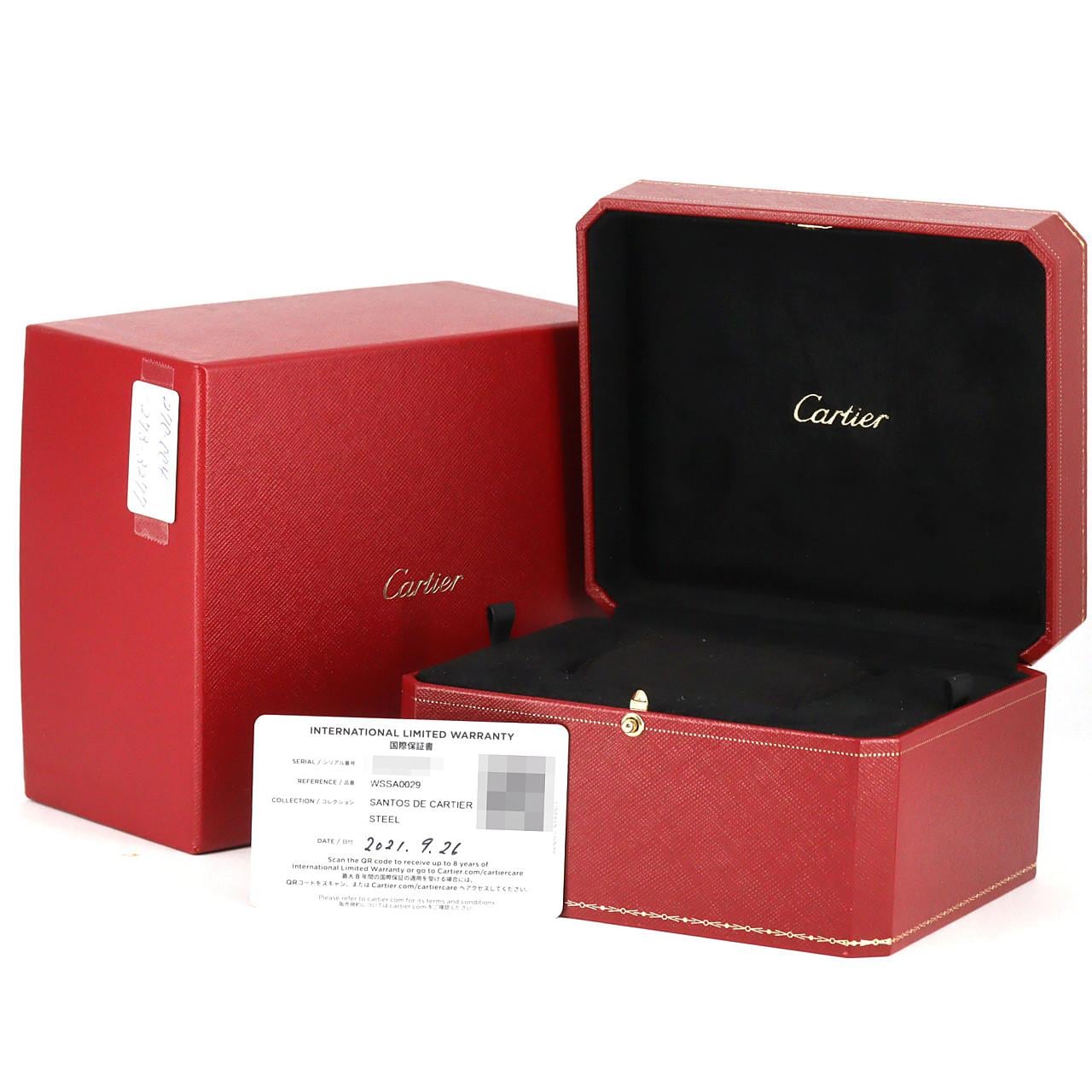 カルティエ サントス･ドゥ･カルティエMM WSSA0029 SS 自動巻