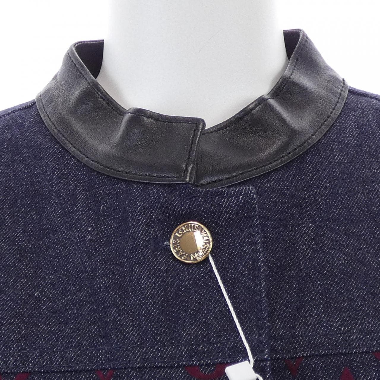 ルイヴィトン LOUIS VUITTON フロックド モノグラム FPJA35AAX デニムジャケット