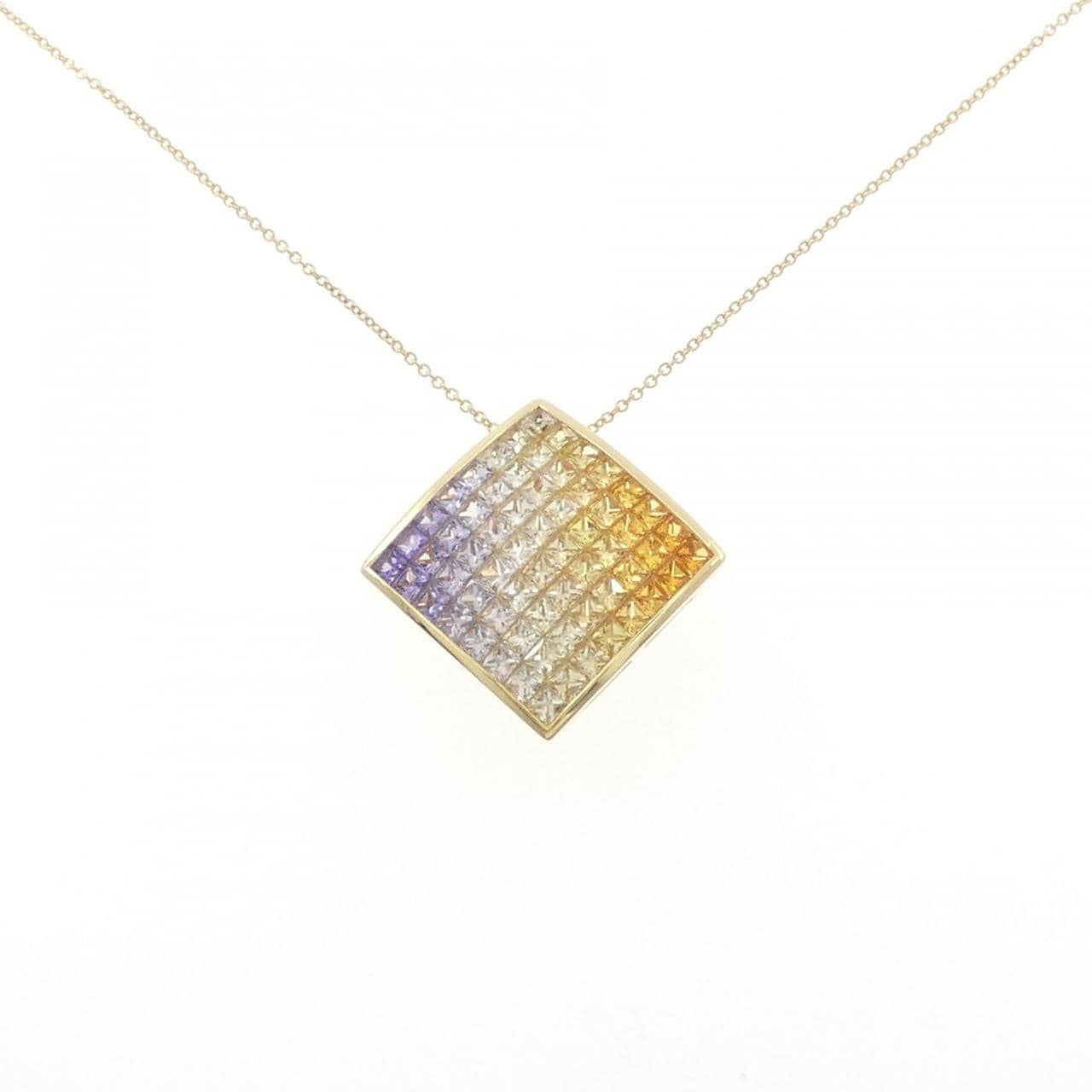 ジュネ サファイヤ ネックレス 7.72CT