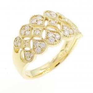 K18YG ダイヤモンド リング 0.38CT