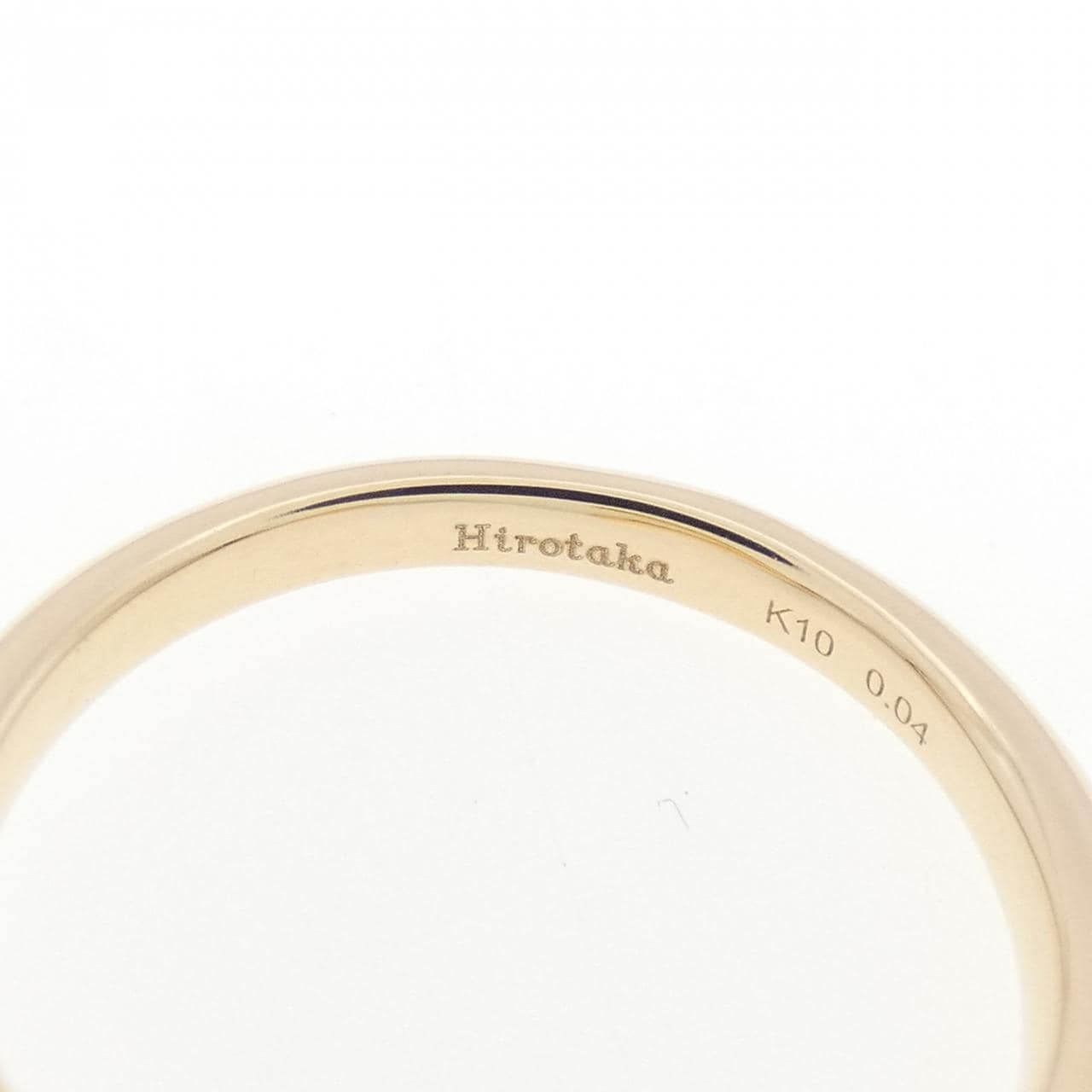 ヒロタカ ドロセラ ピンキー リング 0.04CT