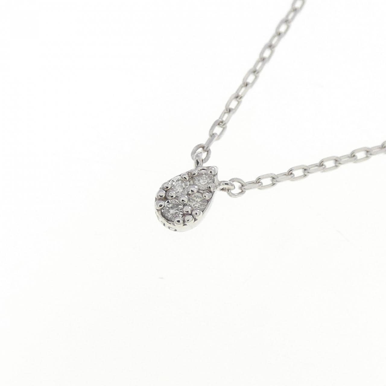 K10WG ダイヤモンド ネックレス