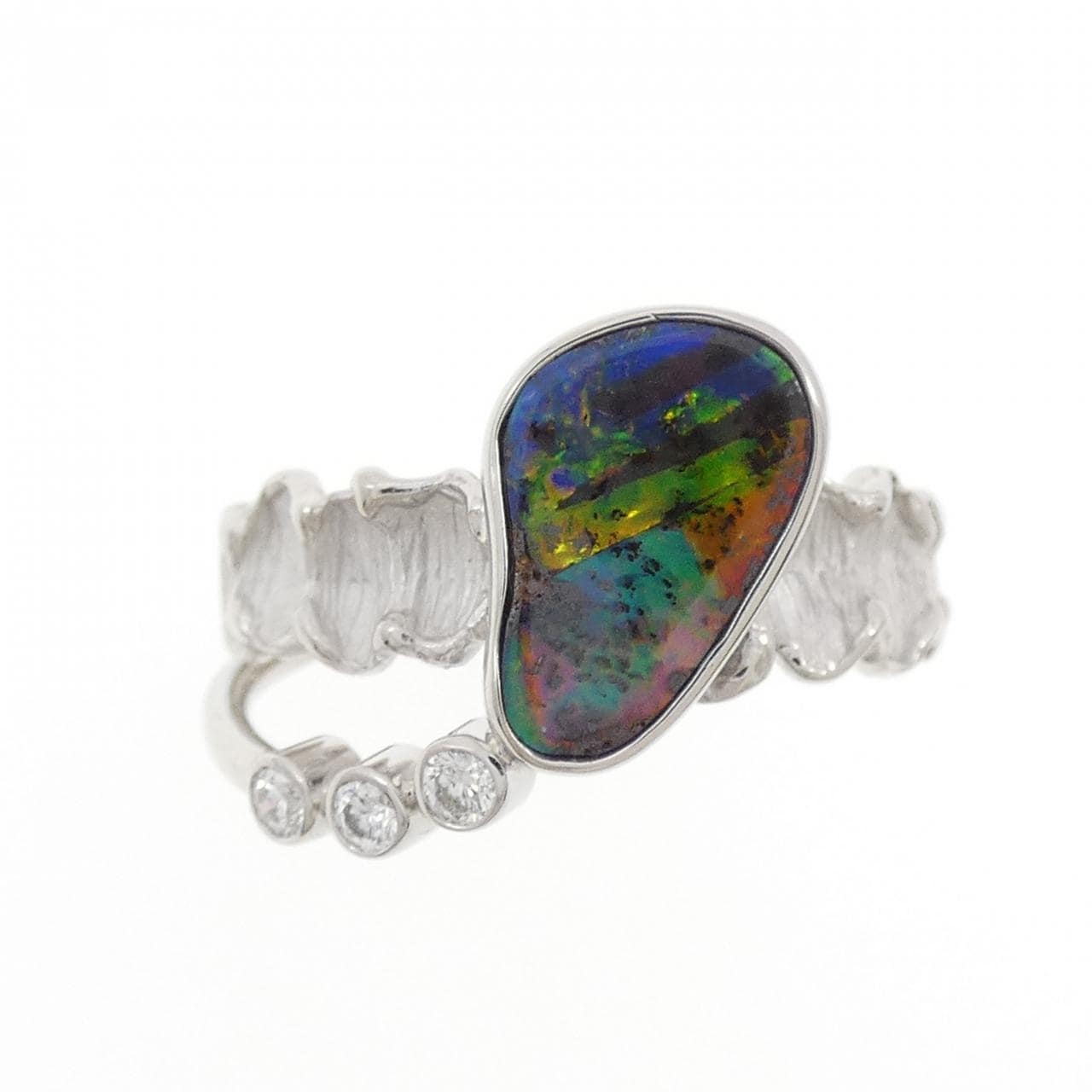 松沢安行 ボルダーオパール リング 1.51CT