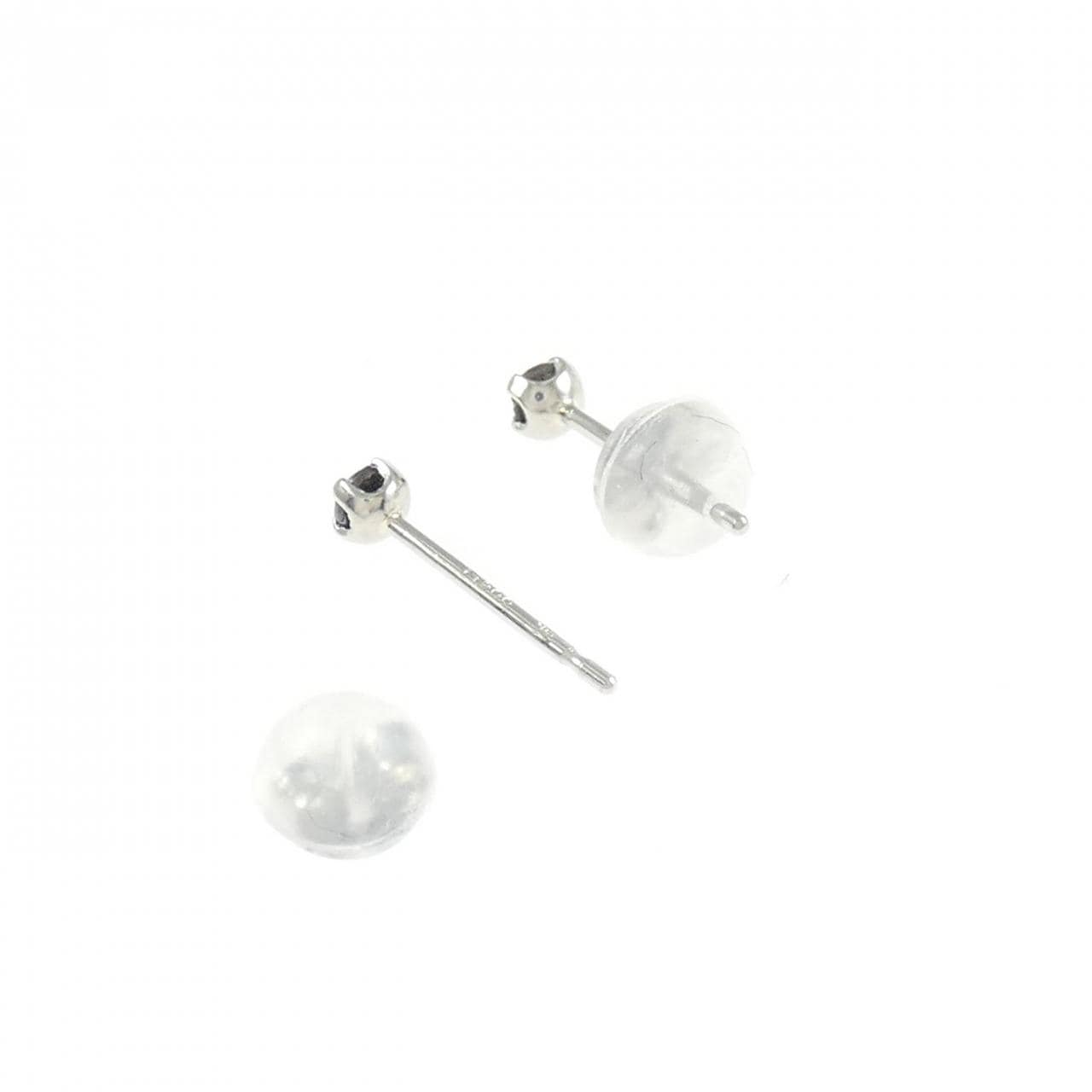 PT900 ダイヤモンド ピアス 0.10CT