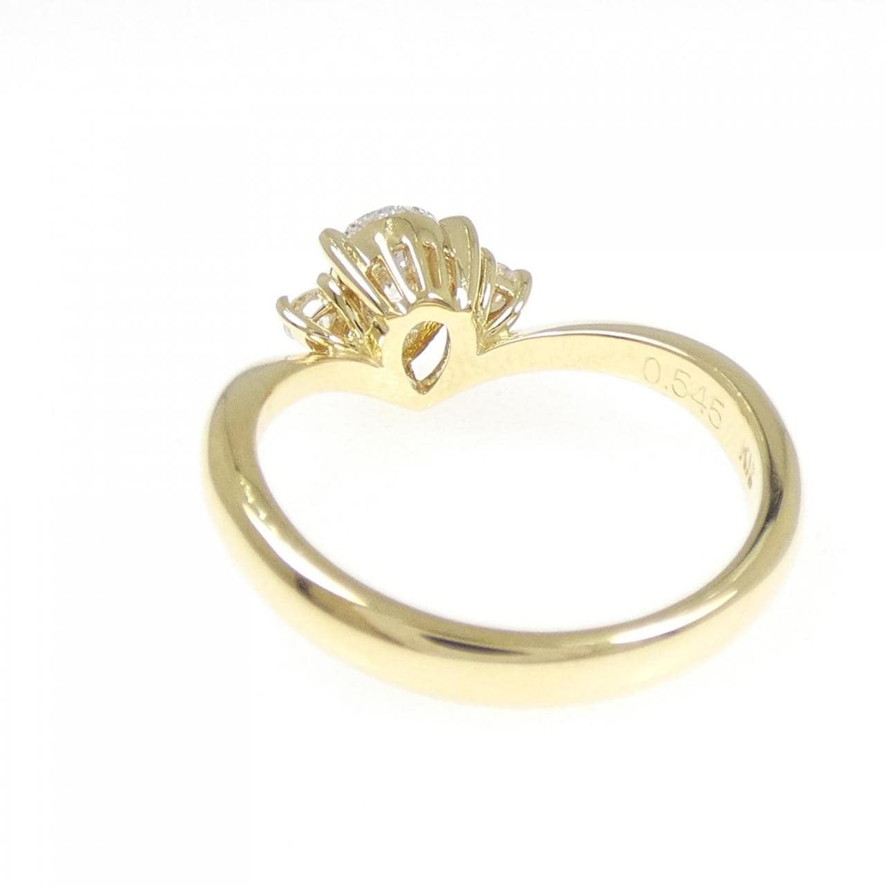 K18YG ダイヤモンド リング 0.545CT