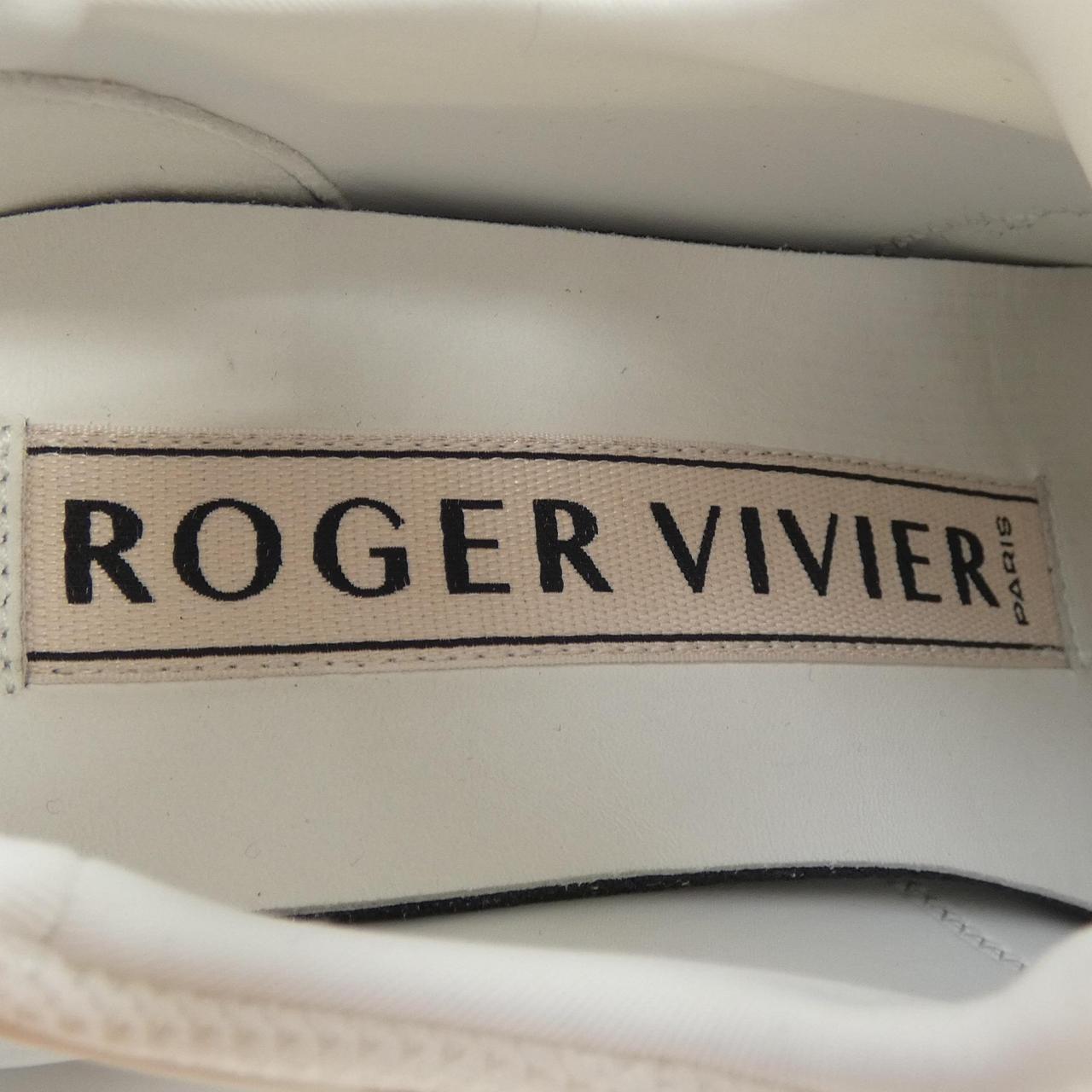 ロジェヴィヴィエ ROGER VIVIER エラスティックサドルストラップ ヴィヴラン ファブリック スニーカー