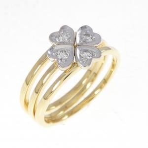 ポメラート クローバー 750YG/750WG リング