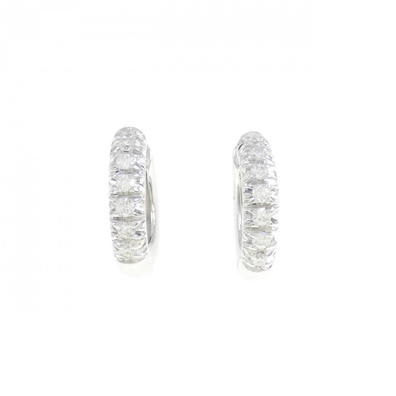 18KTWG Diamond Earrings