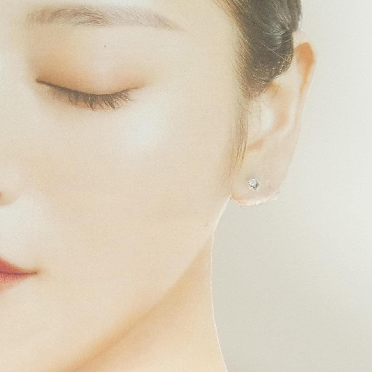 PT900 ダイヤモンド ピアス 0.18CT