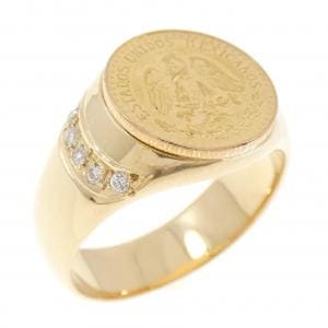 K18YG ダイヤモンド リング 0.07CT