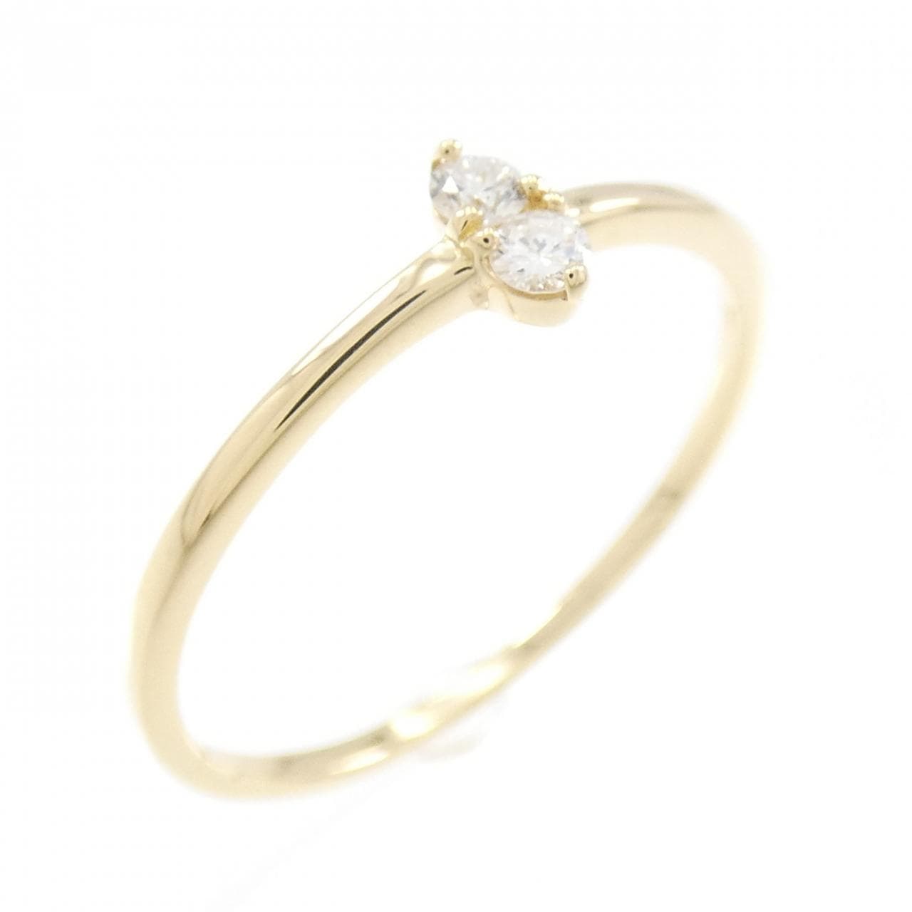 【リメイク】K18YG ダイヤモンド リング 0.06CT