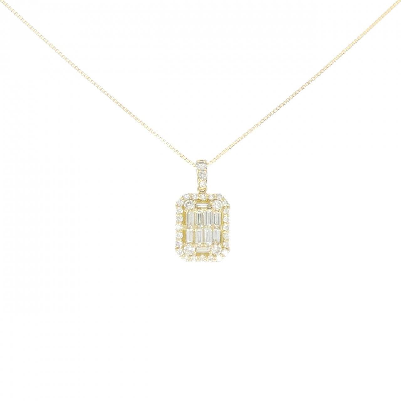 【新品】K18YG ダイヤモンド ネックレス 0.50CT