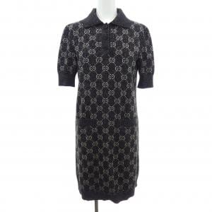 グッチ GUCCI ラメGGジャカード ポロドレス 678437 XKB54 ワンピース