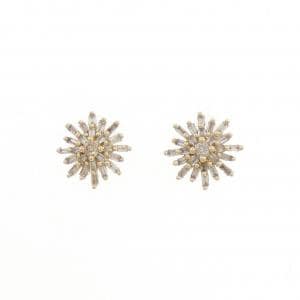 K18YG ダイヤモンド ピアス 0.40CT
