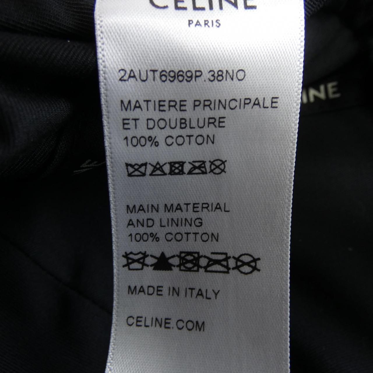 セリーヌ CELINE トリオンフベースボールキャップ 2AUT6969P キャップ