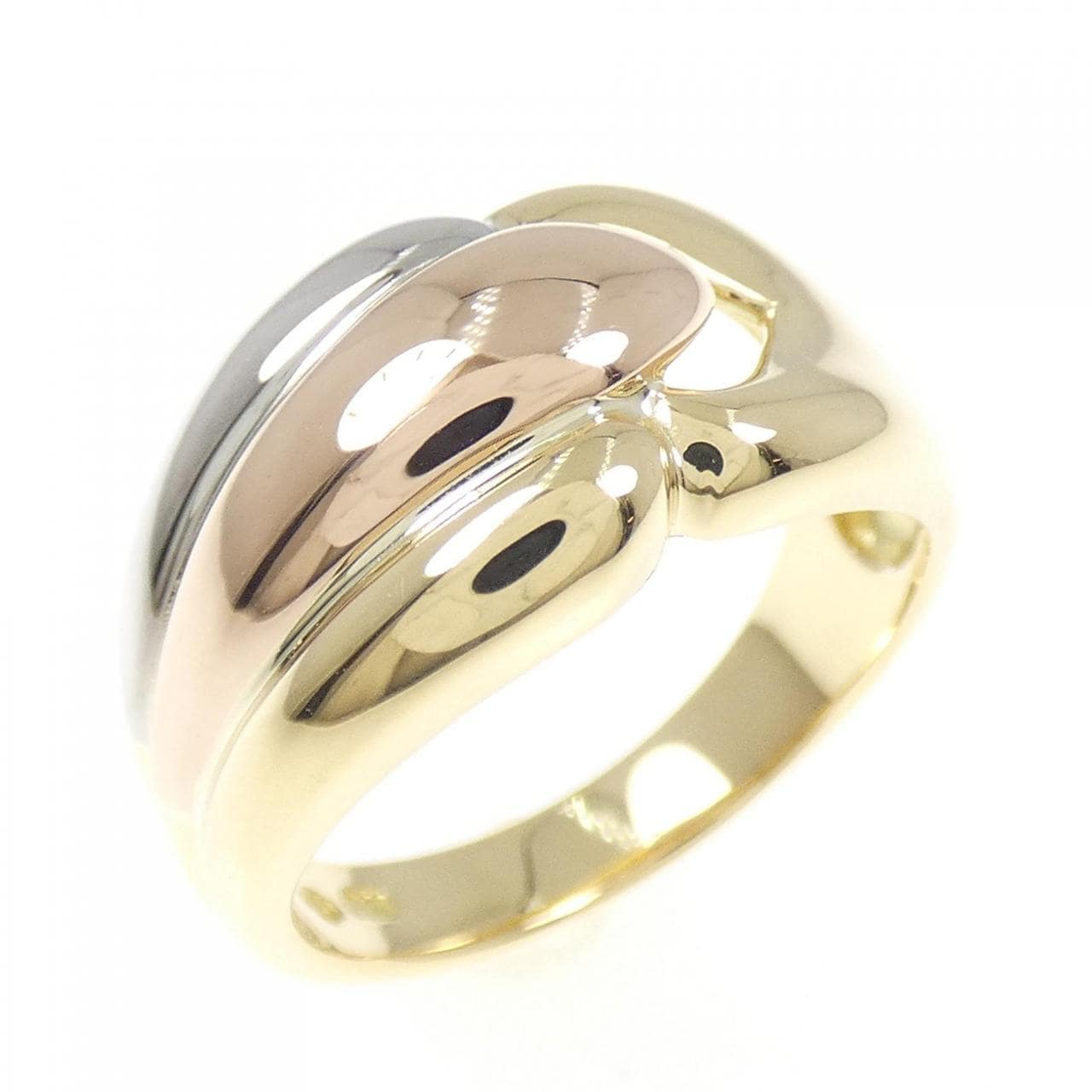 K18スリーカラー リング