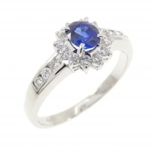 PT900 サファイヤ リング 0.418CT