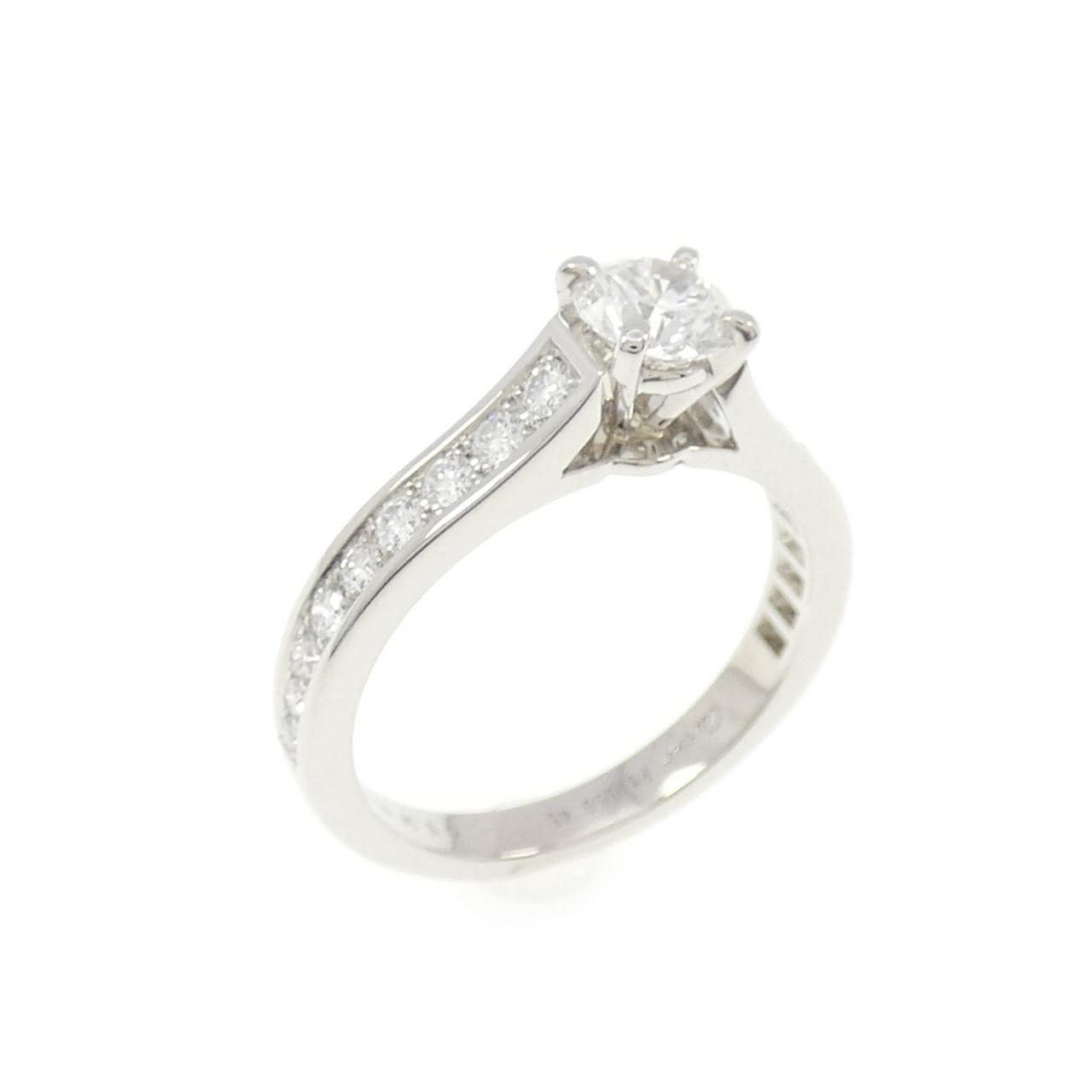 カルティエ 1895 ソリテール リング 0.34CT E VVS1 3EXT