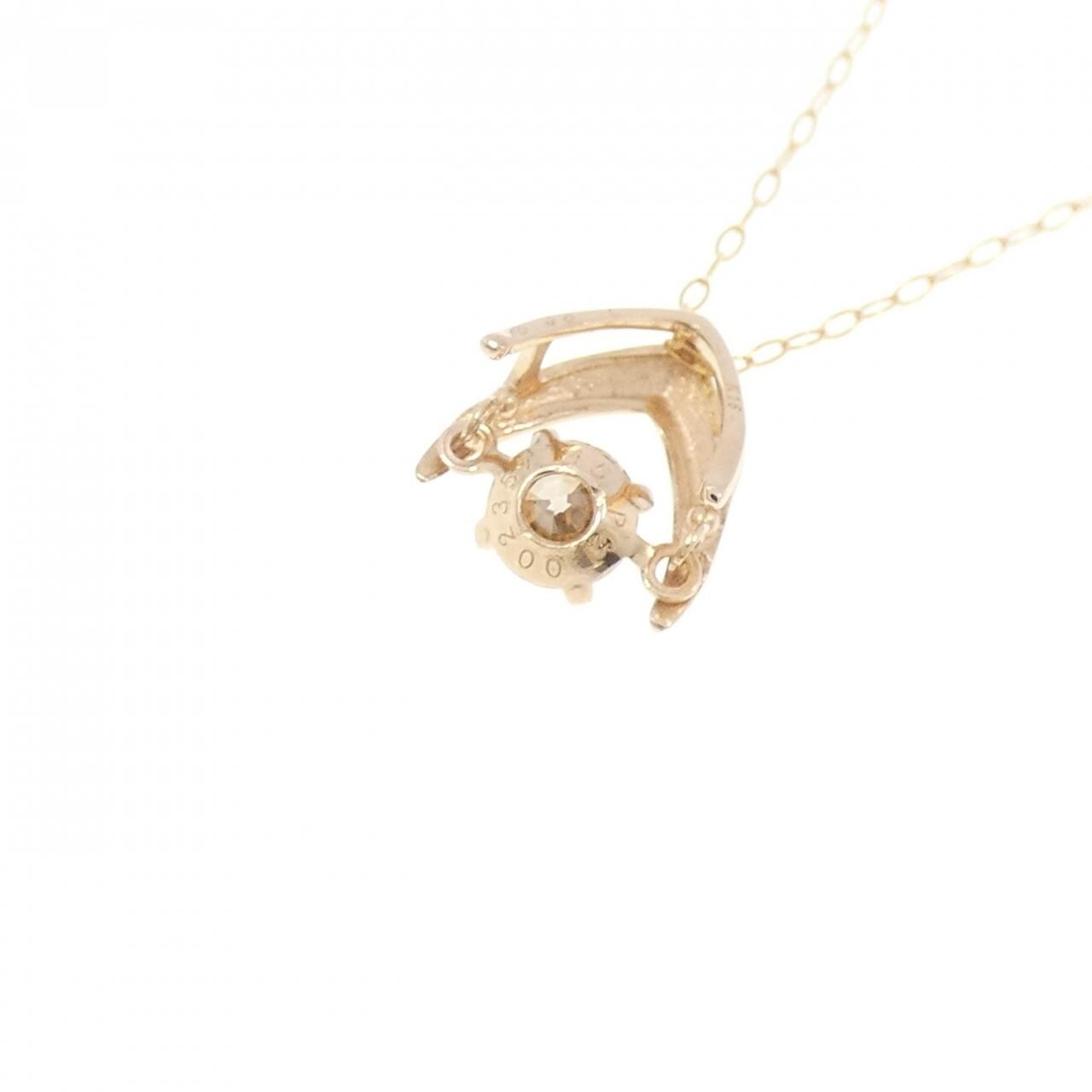 K18PG ダイヤモンド ネックレス 0.30CT