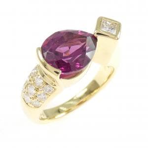 タサキ ガーネット リング 3.00CT