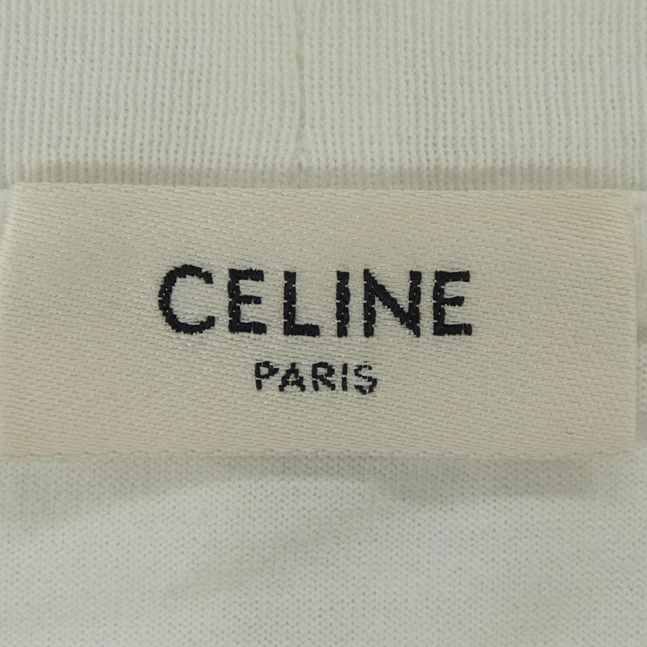 セリーヌ CELINE CELINEプリント クロップドTシャツ 2X761671Q Tシャツ